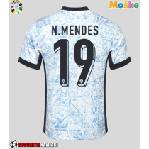 Moške Nogometnih dresov Portugalska Nuno Mendes #19 Gostujoči EP 2024 Kratki rokavi